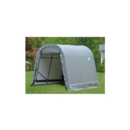 Shelterlogic 10x8x10 Round Style Shelter - Gray 77819